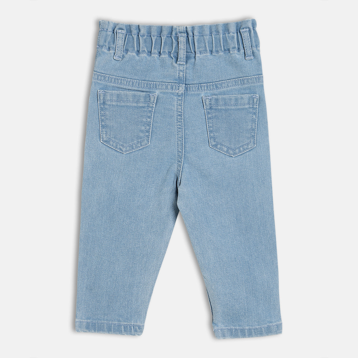 Solid Denim Pant - Blue