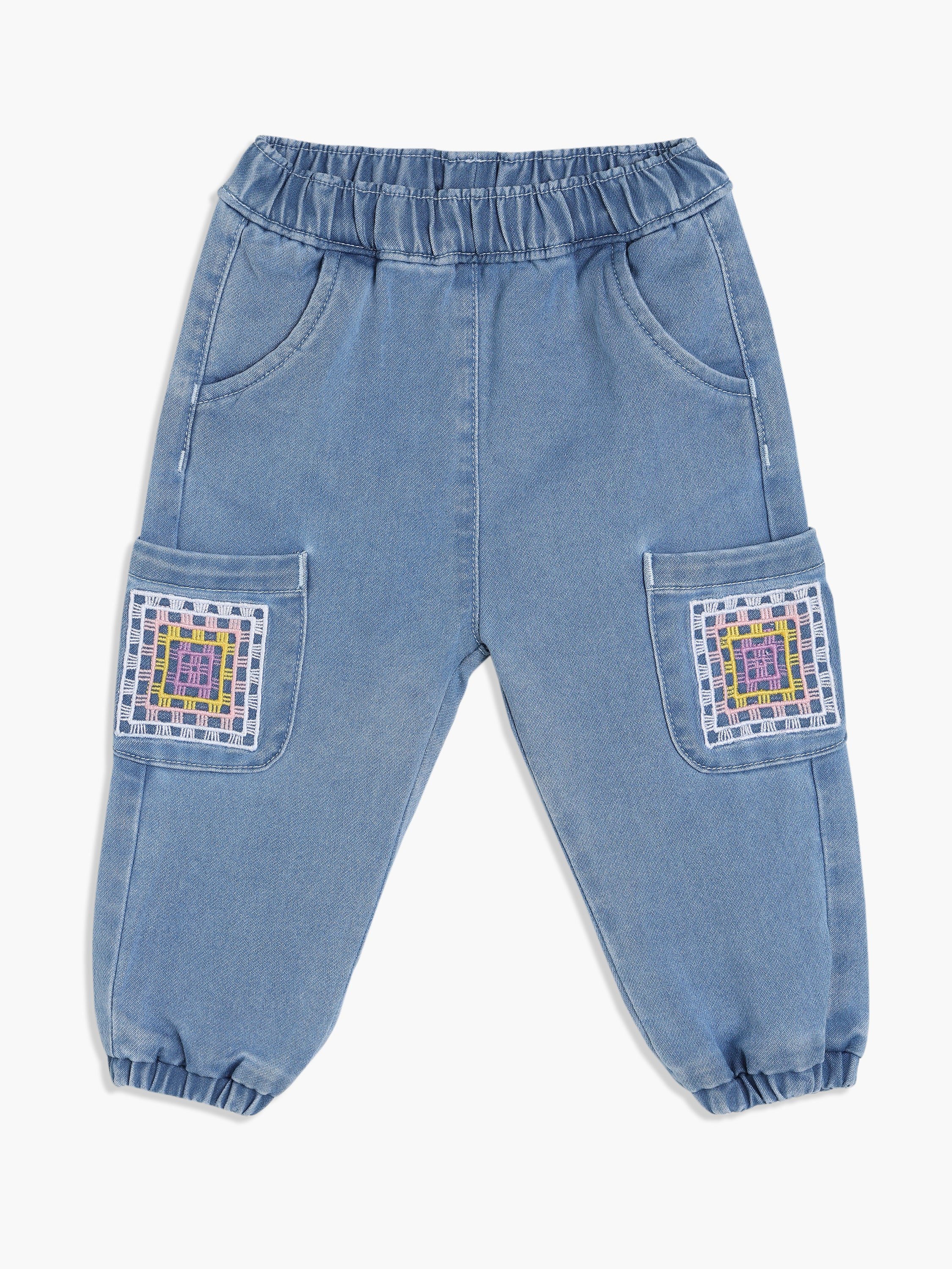 Girls Single Denim Pant