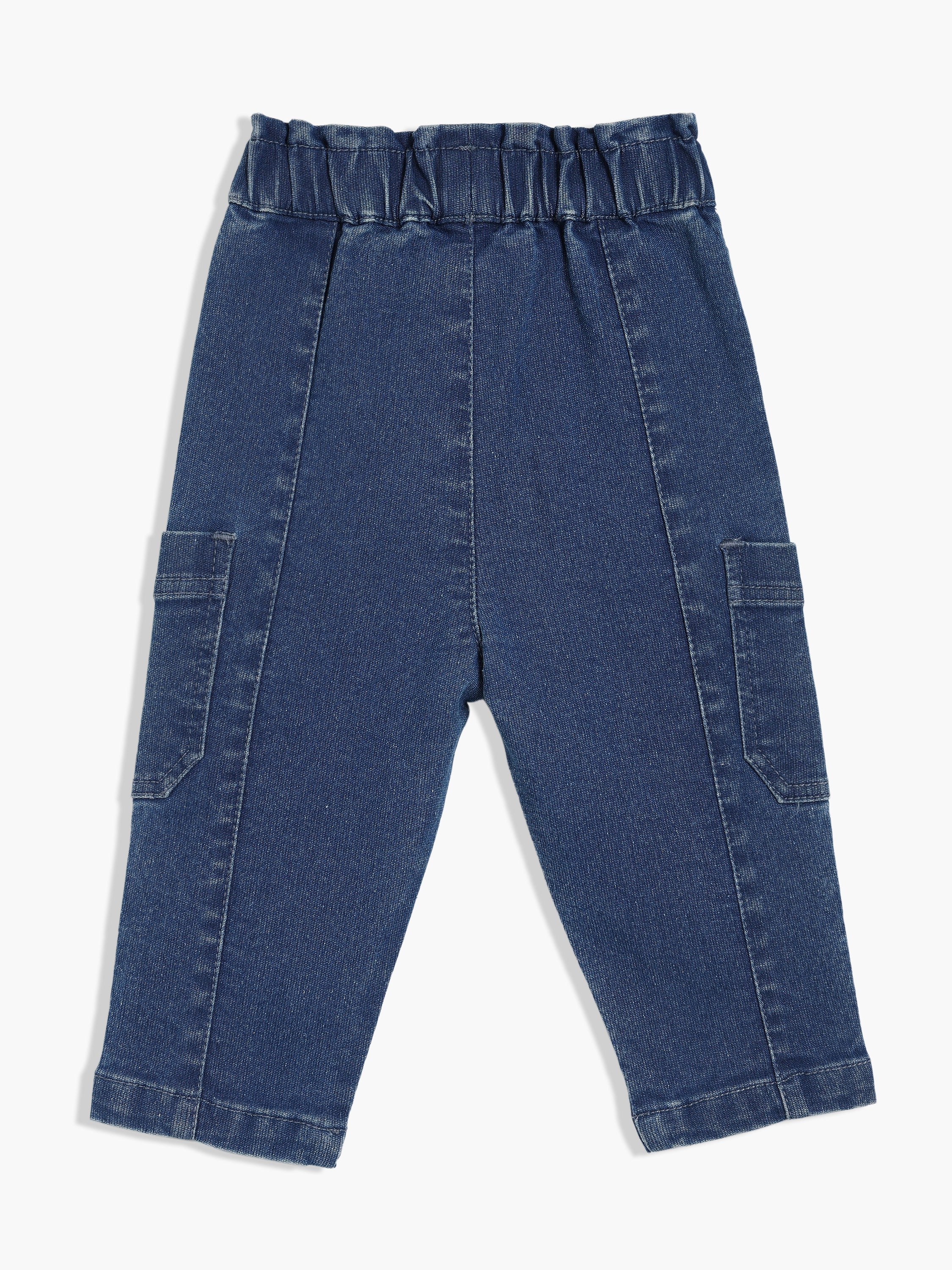 Girls Blue Denim Pant