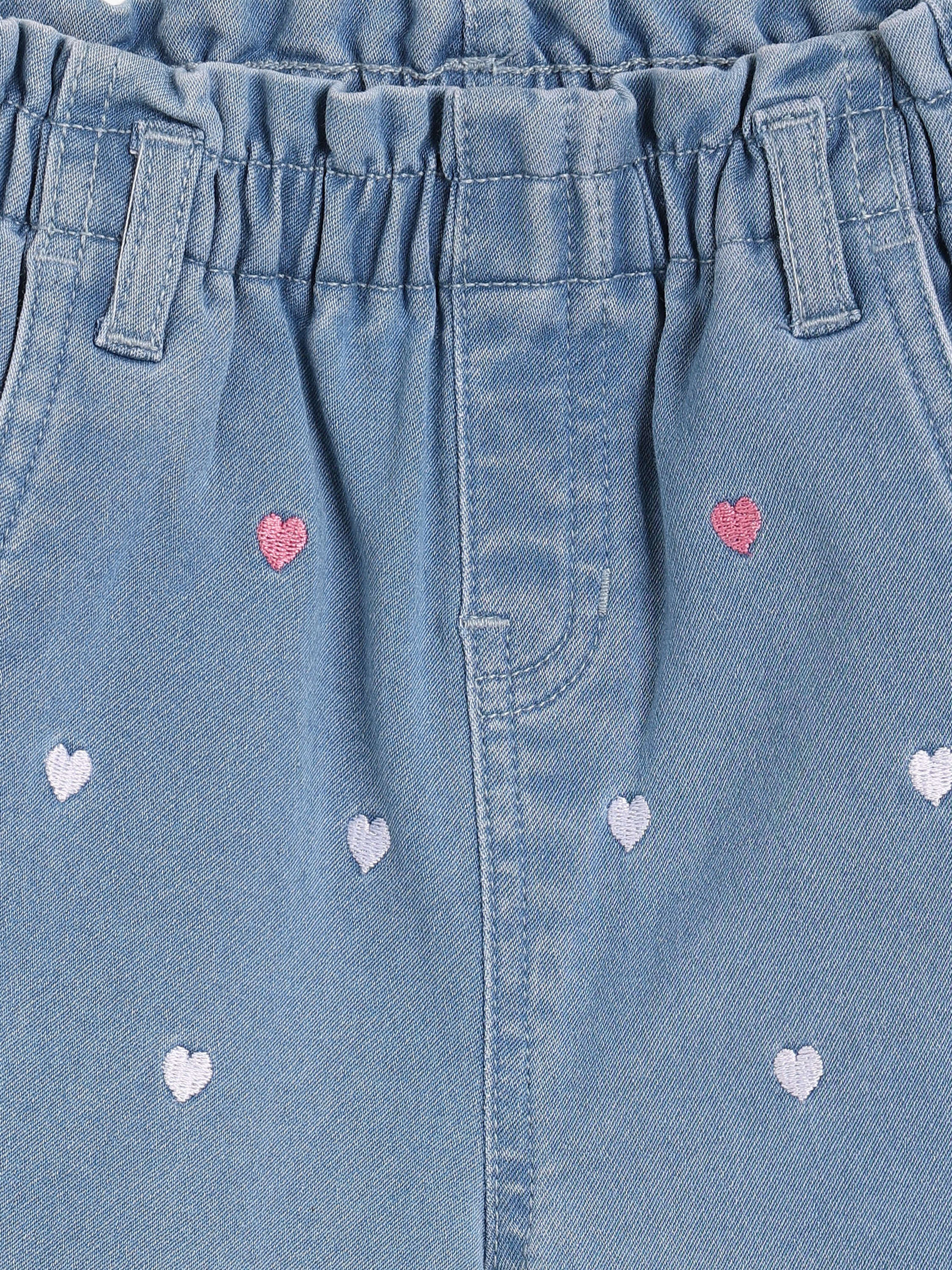 Girls Blue Denim Pant