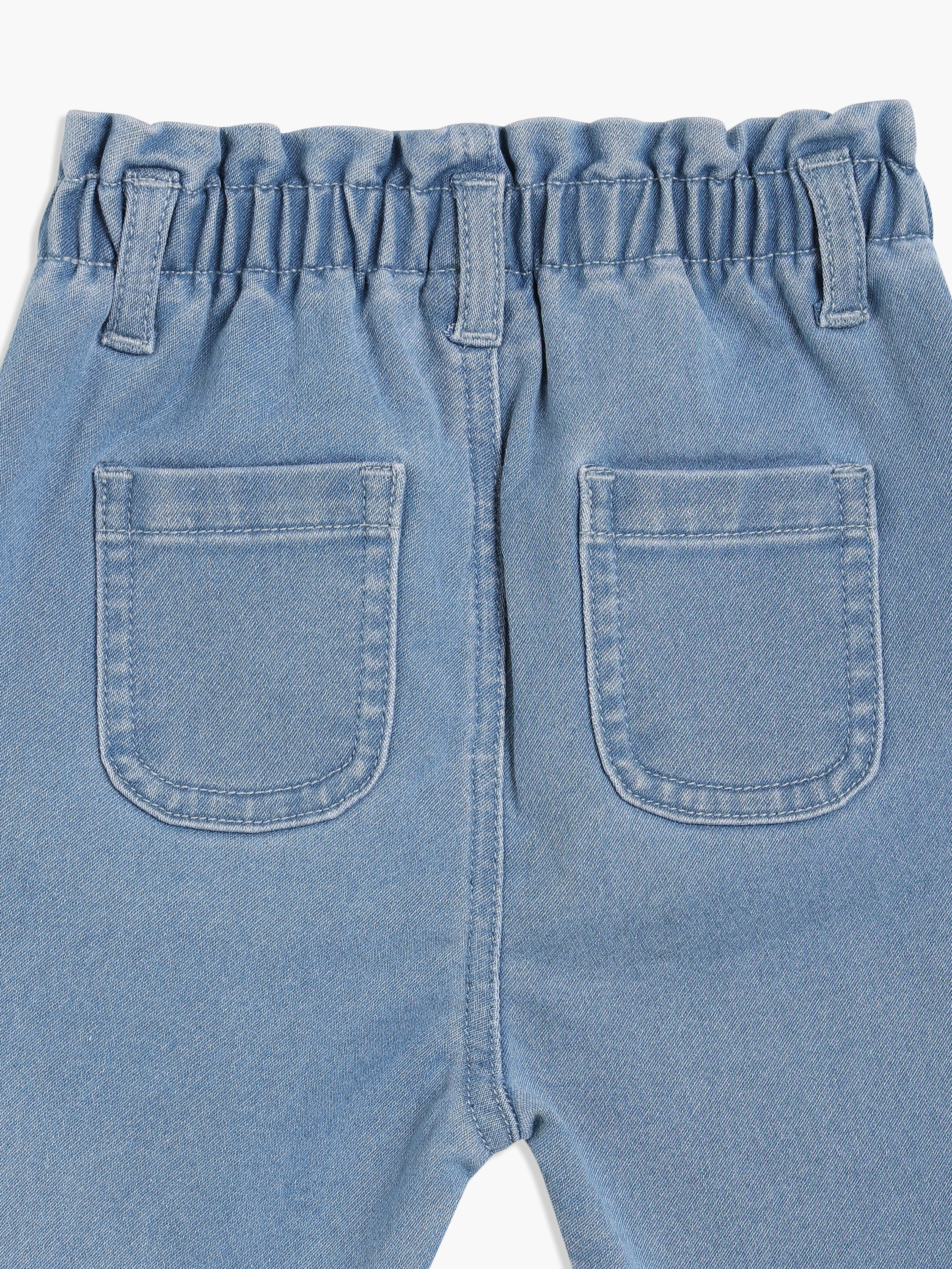 Girls Blue Denim Pant