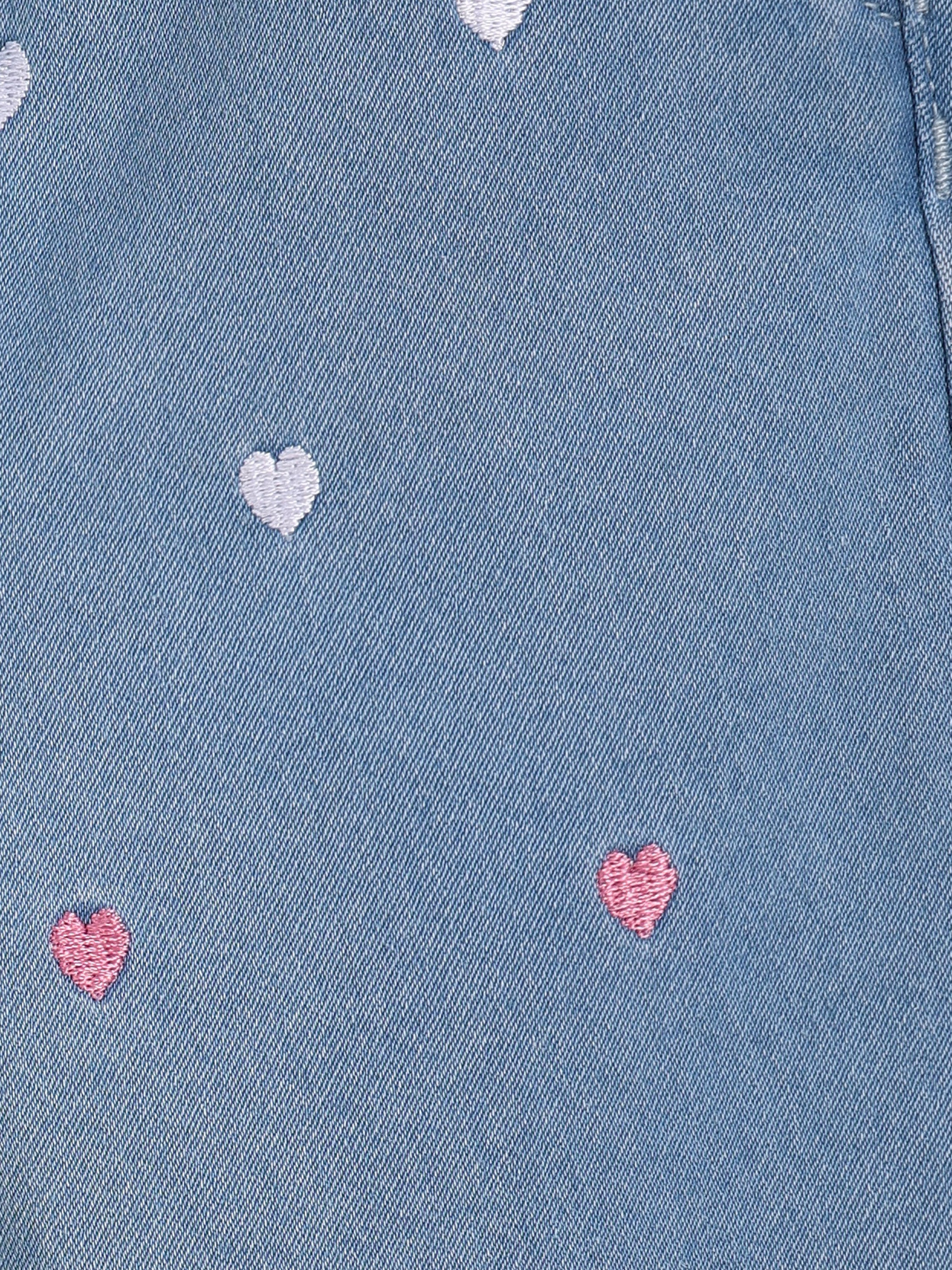 Girls Blue Denim Pant