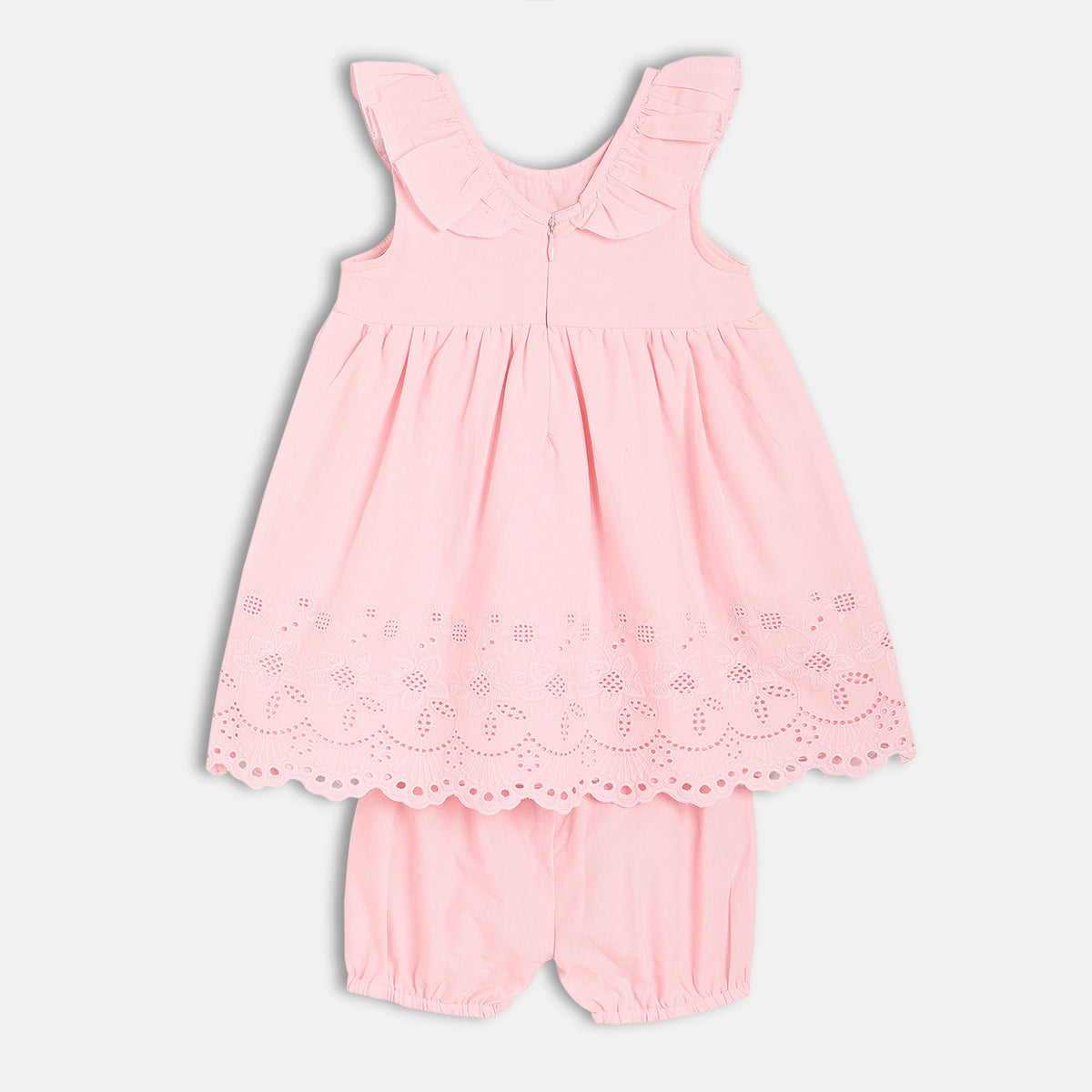 Girls Pink Sleeve Less Dress