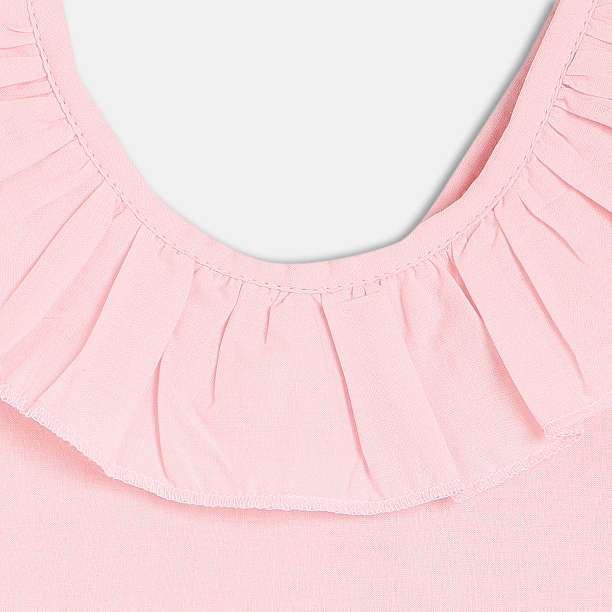 Girls Pink Sleeve Less Dress