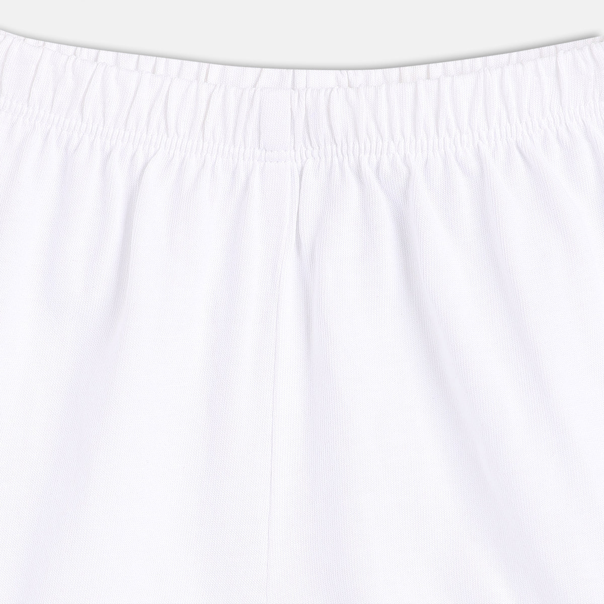 Girls White Sleeve Less Dress