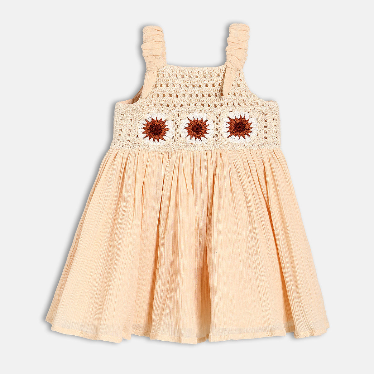 Girls Beige Dress
