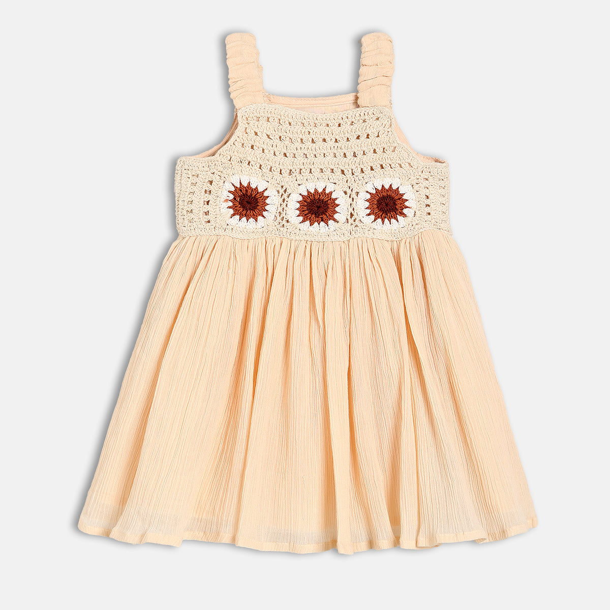 Girls Beige Dress