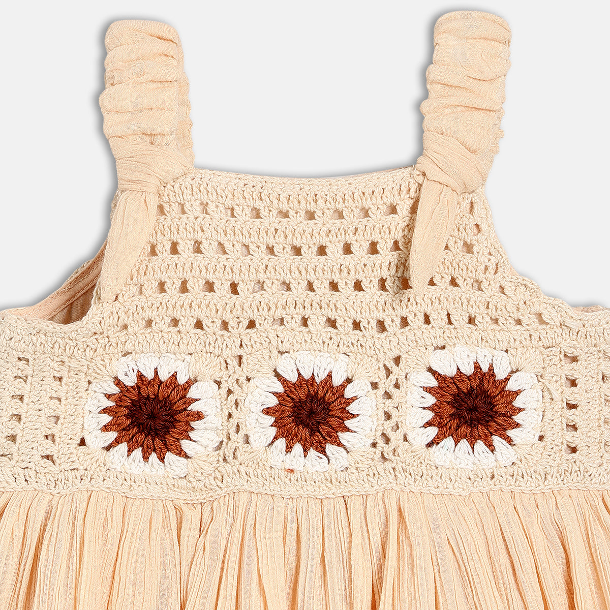 Girls Beige Dress
