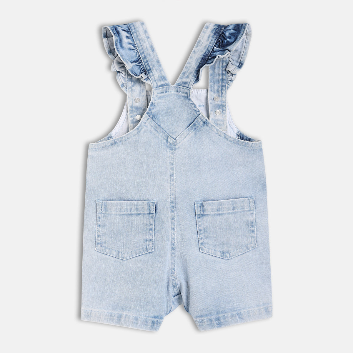 Girls Multi Dungaree Set