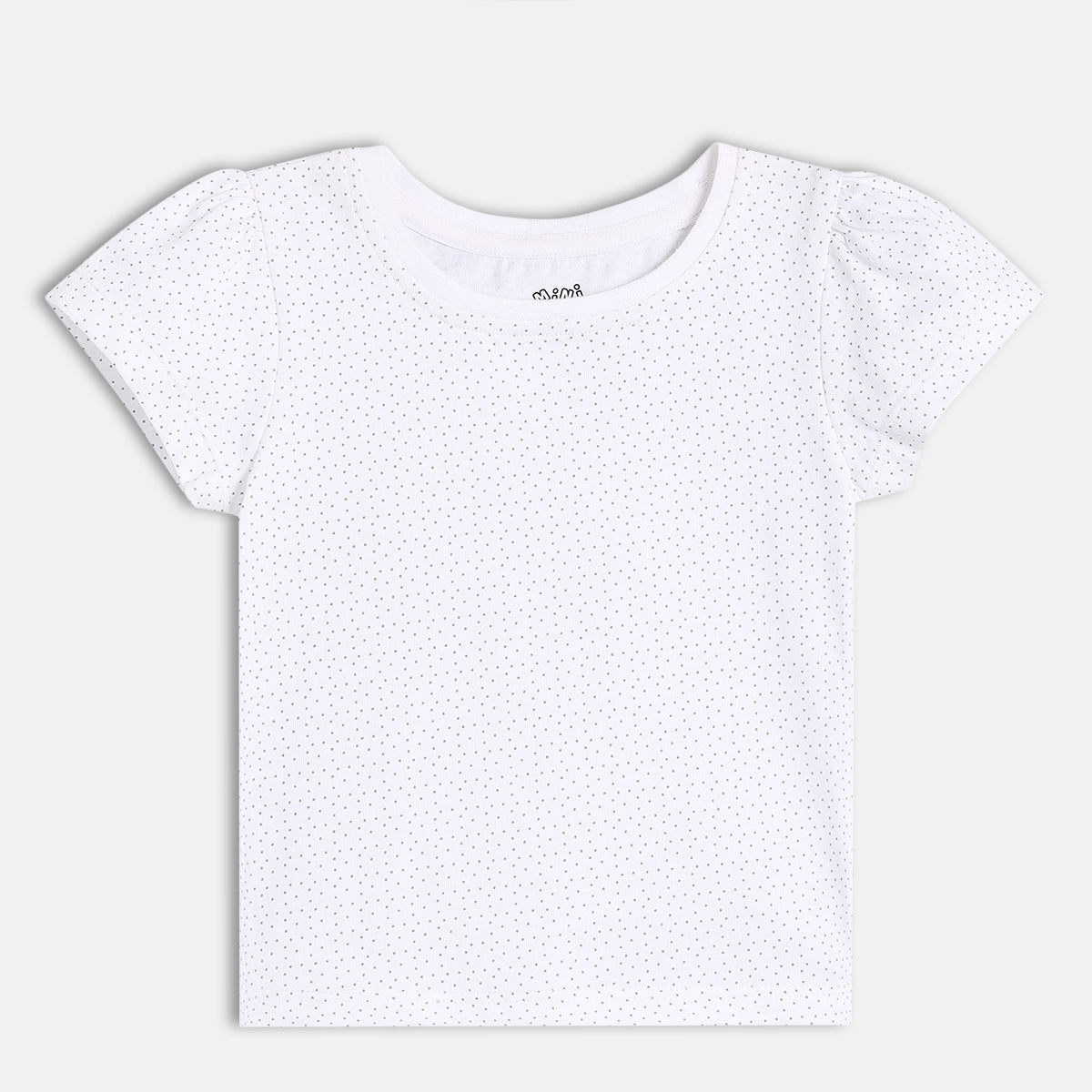 Girls White/Green Dungaree Set