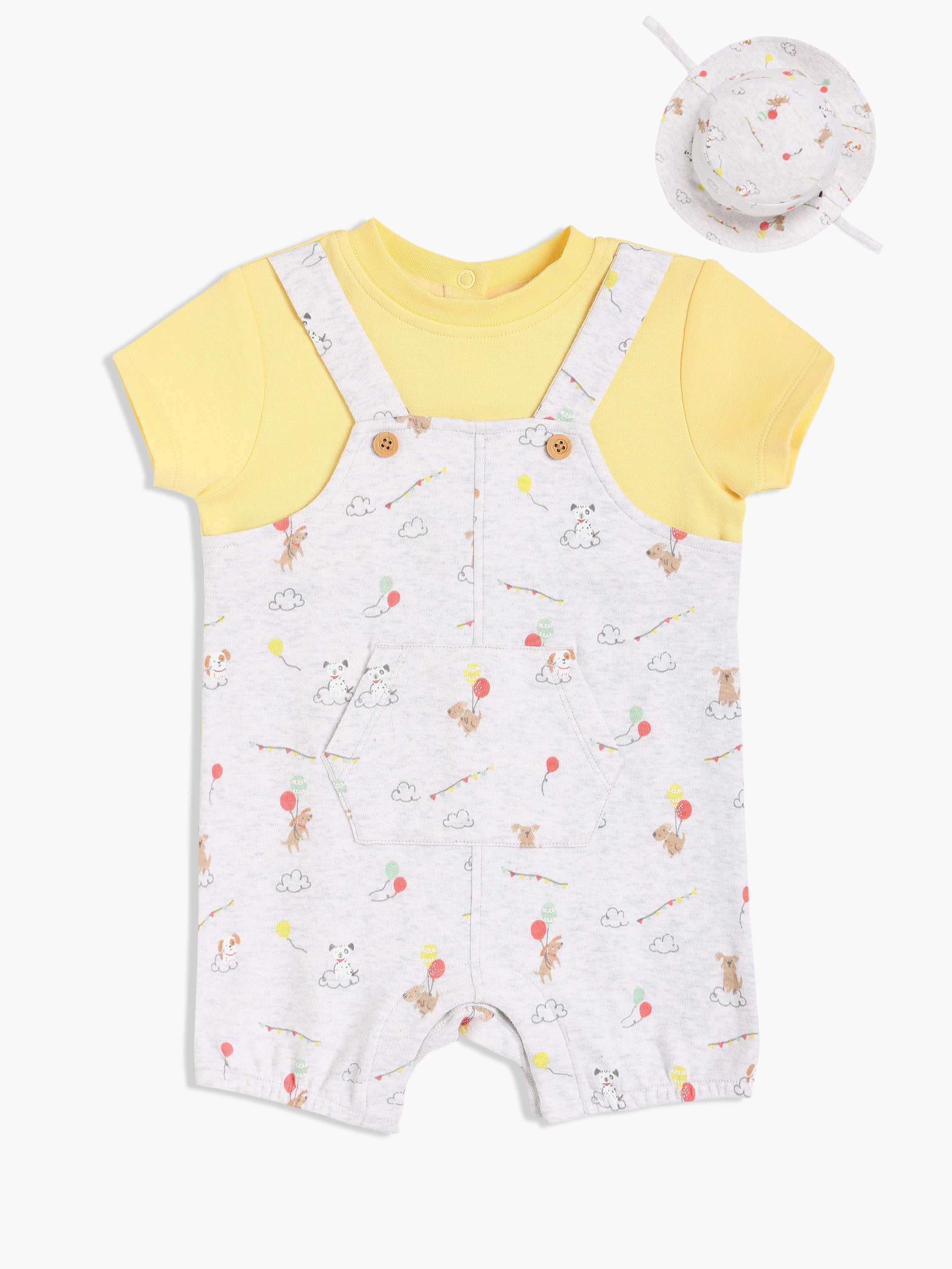 Boys Multi Dungaree Set