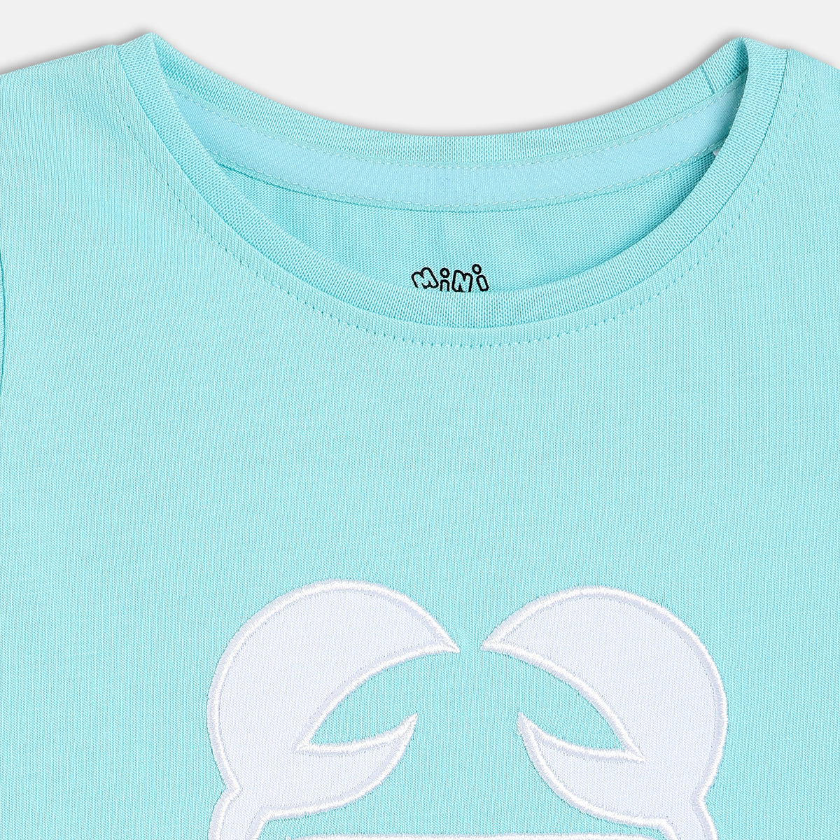Girls Sky Blue Knit Top