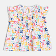 Girls Multi Knit Top