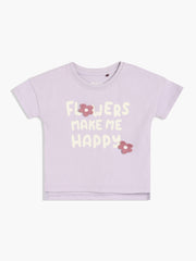 Girls Lavender Knit Top