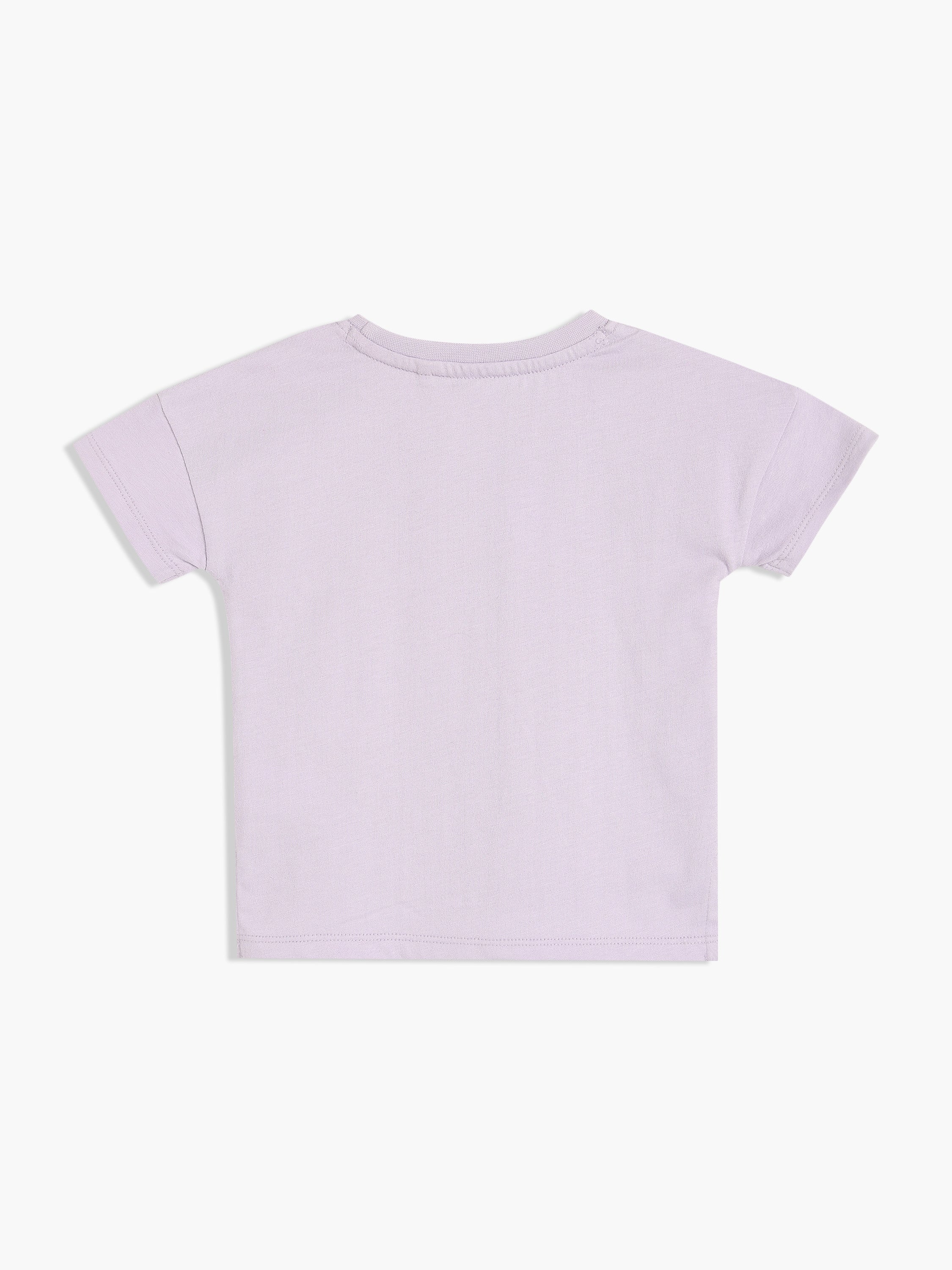 Girls Lavender Knit Top