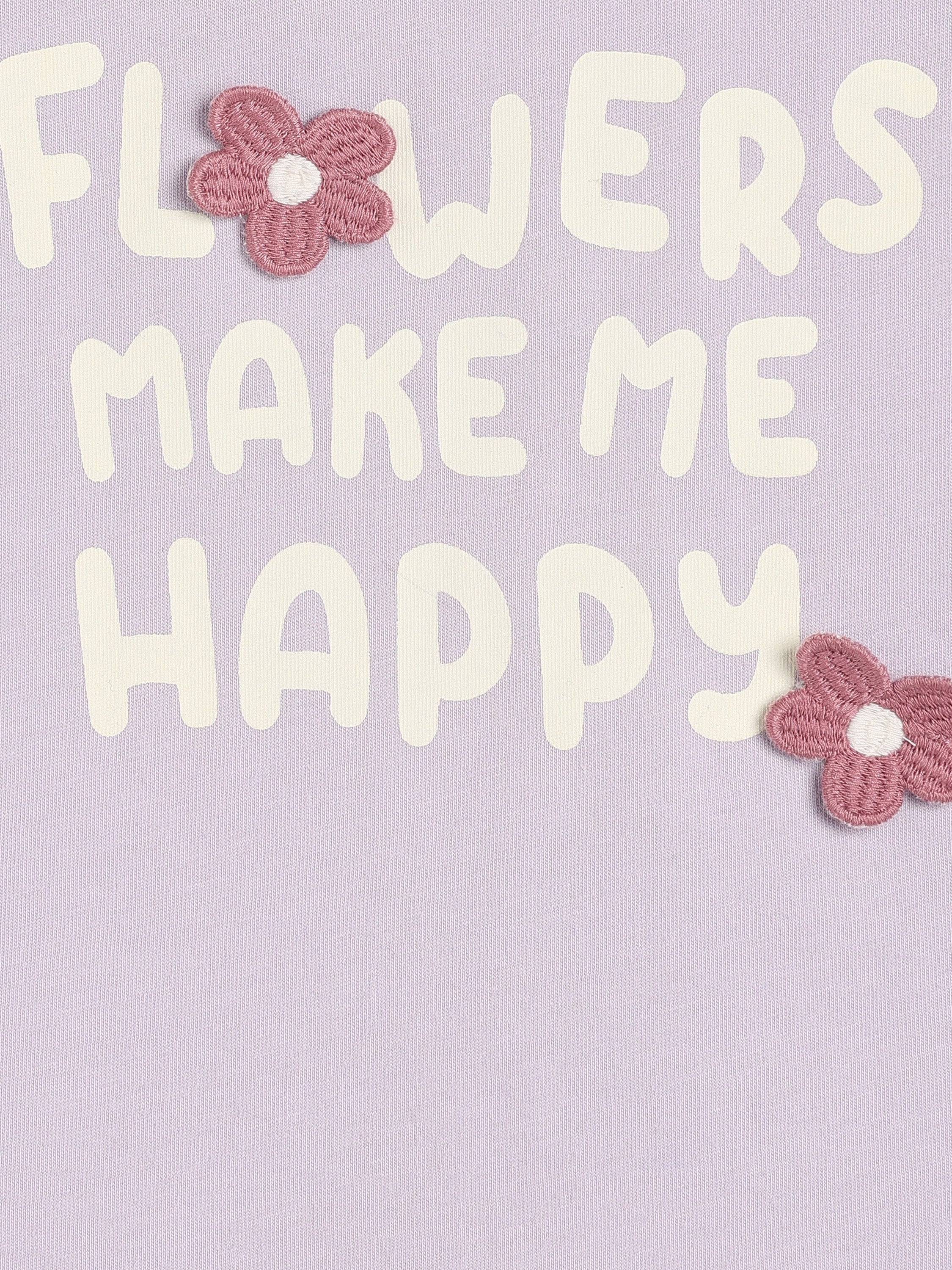 Girls Lavender Knit Top