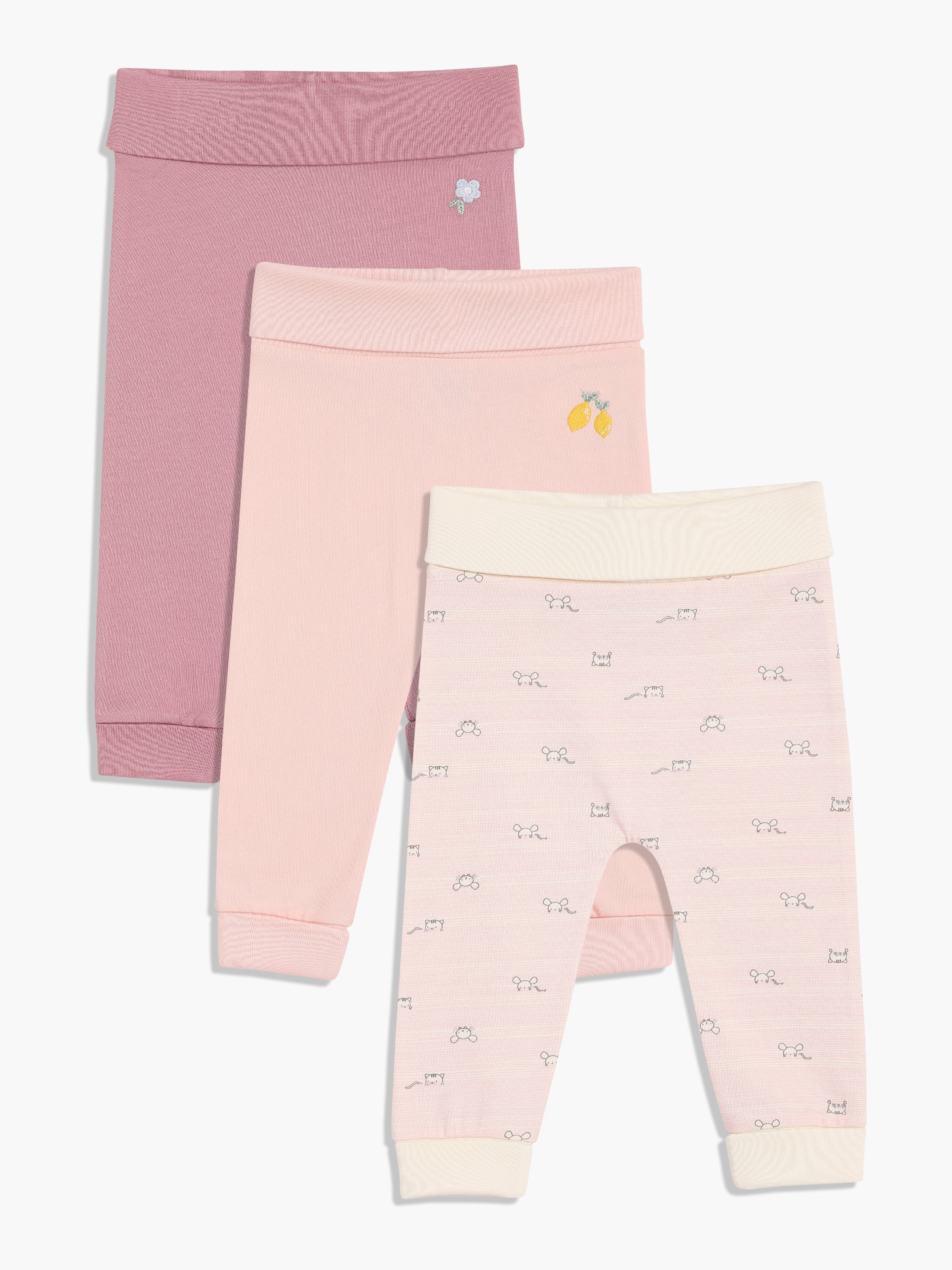 Girls 3 Pack Legging
