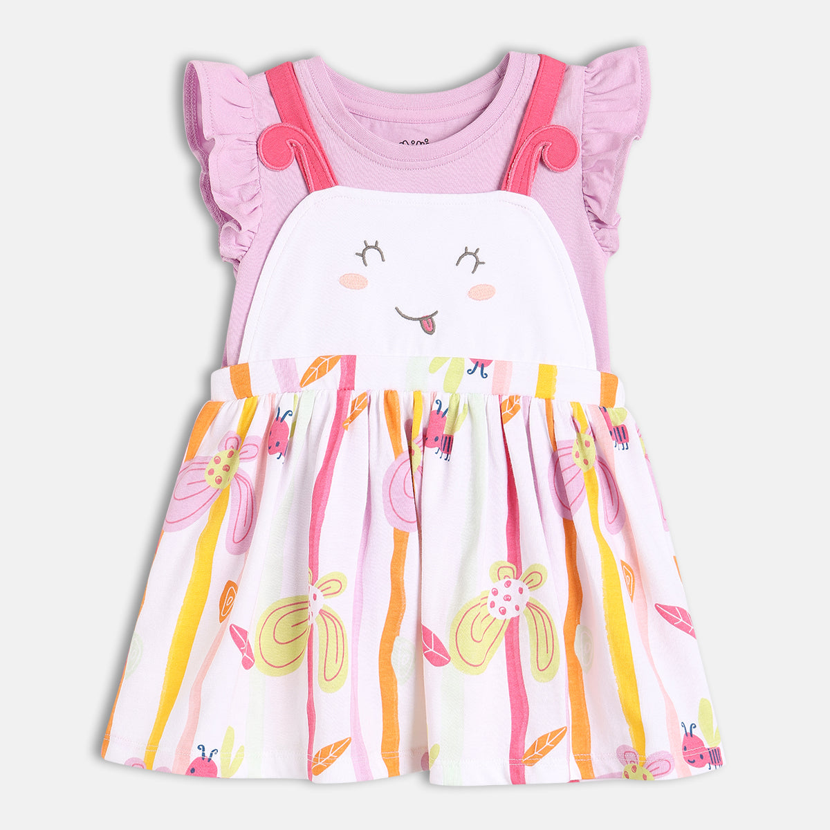 Girls Multi Pinny Set