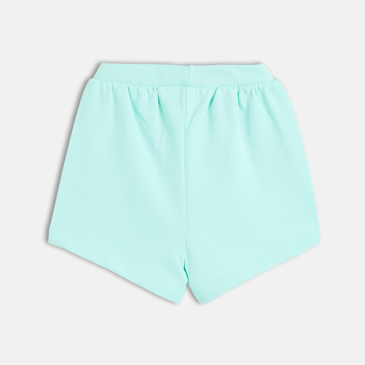 Girls Light Blue Elasticated Shorts
