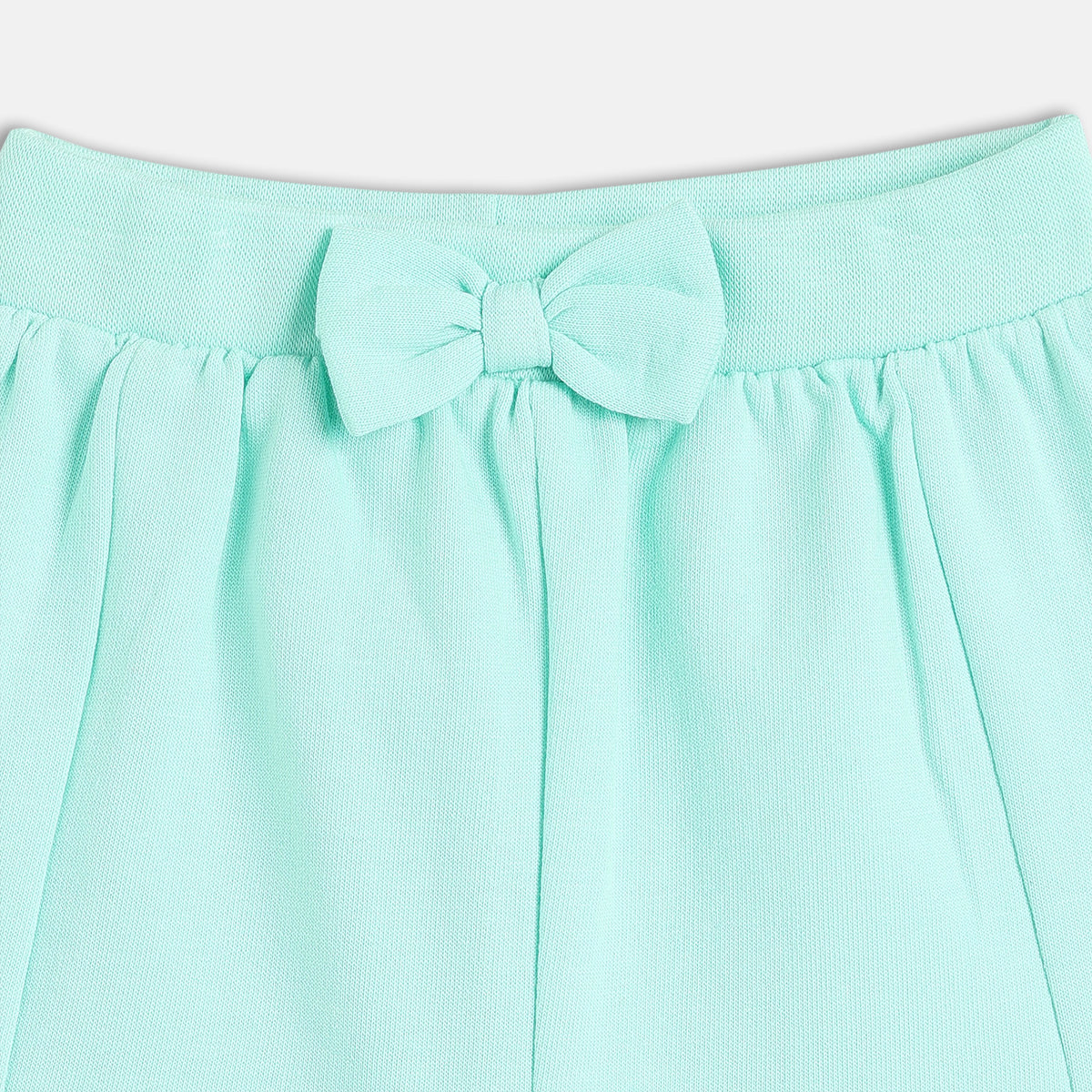 Girls Light Blue Elasticated Shorts