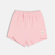 Girls Pink Elasticated Shorts