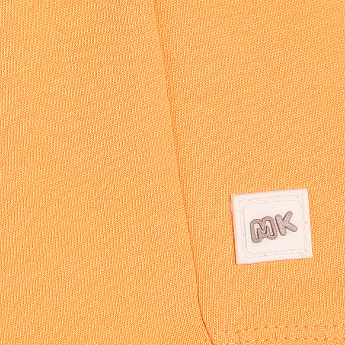 Girls Orange Elasticated Shorts