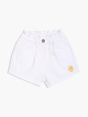 Girls White Shorts