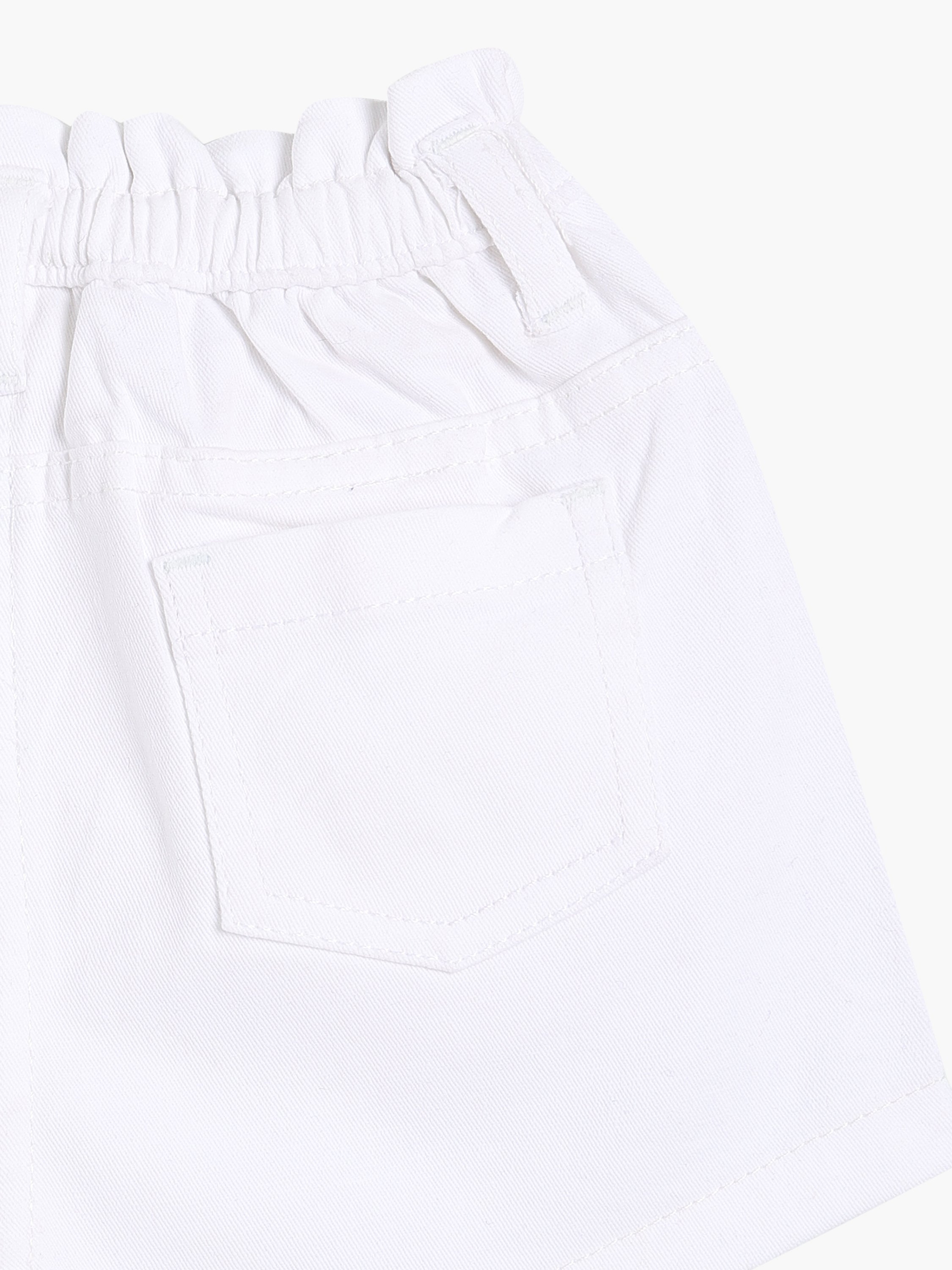 Girls White Shorts