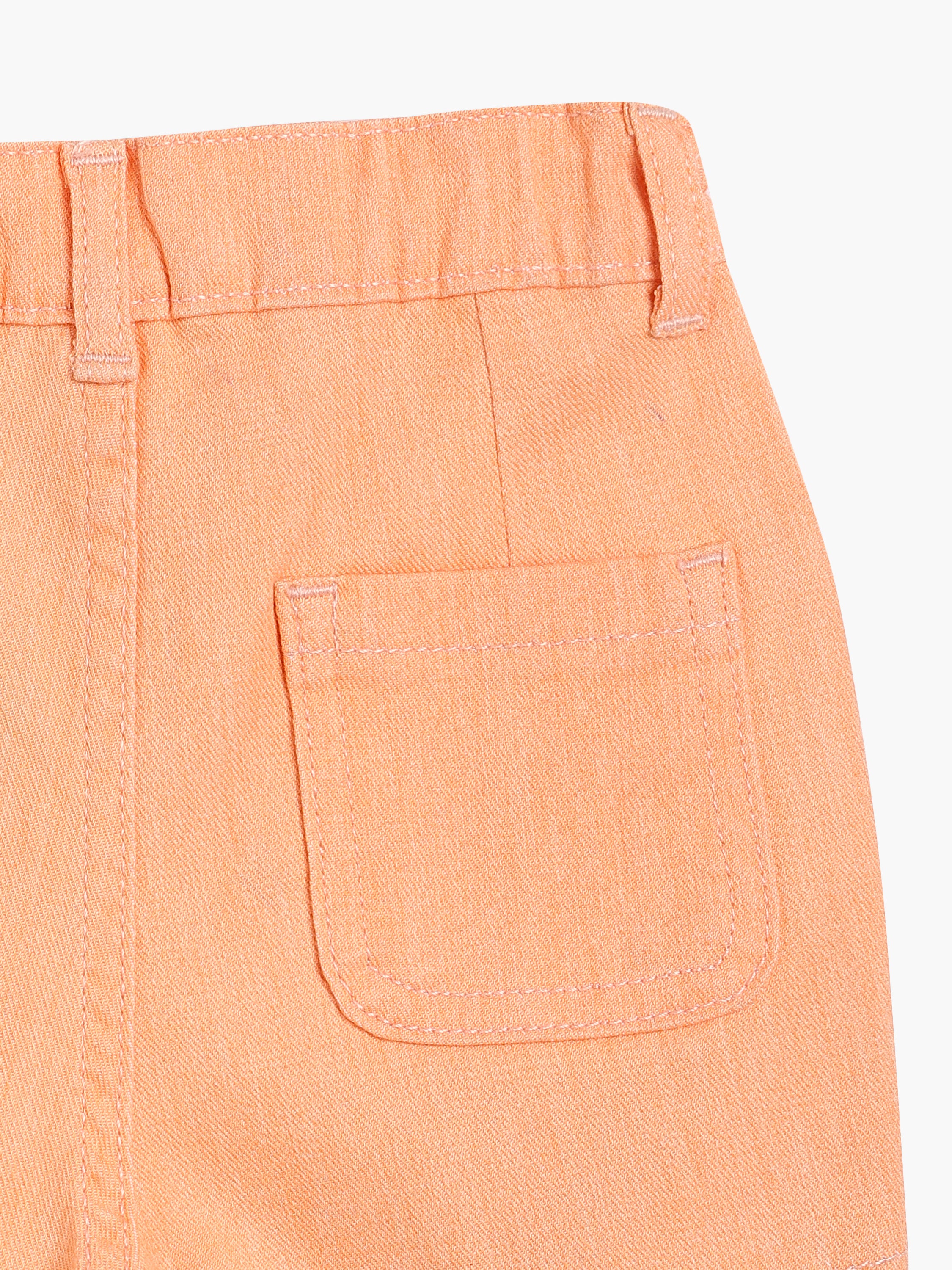 Girls Orange Shorts