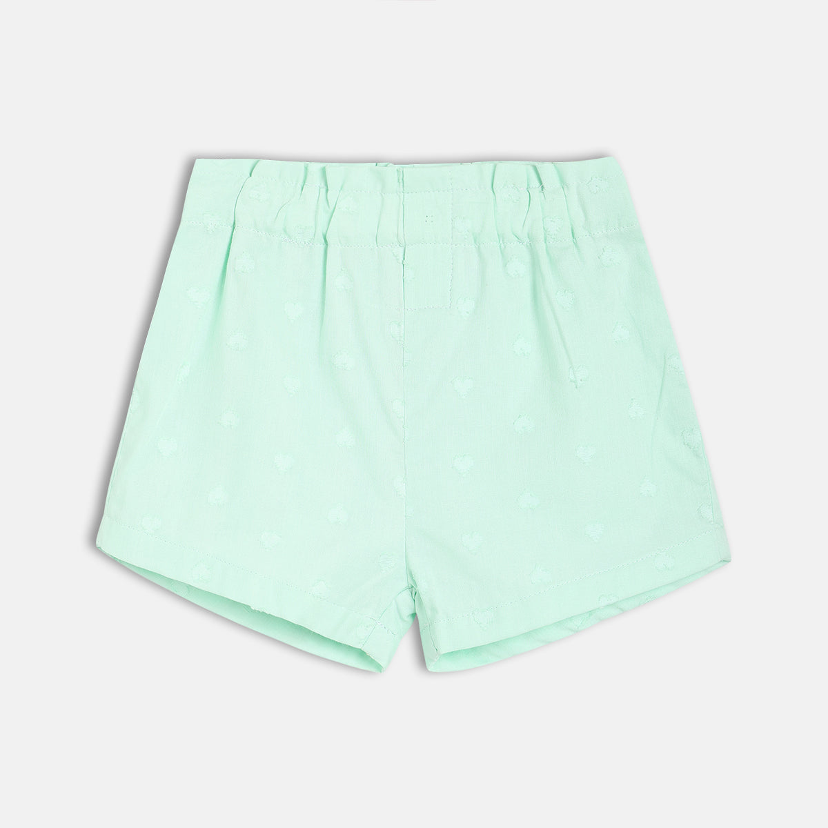 Girls Green Short Sleeve Top And Bottom