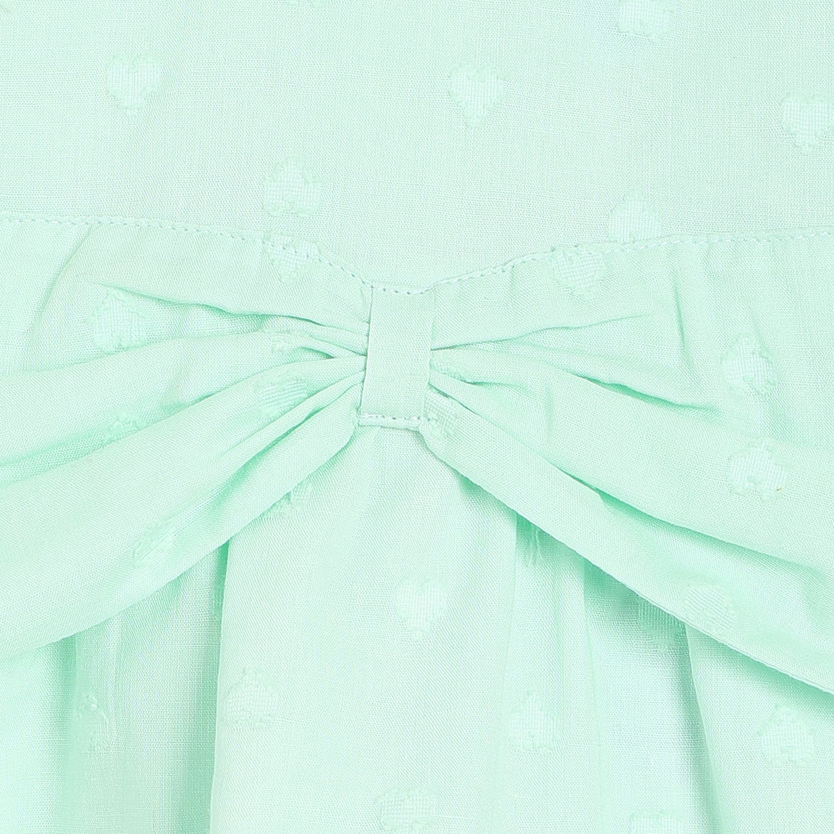 Girls Green Short Sleeve Top And Bottom