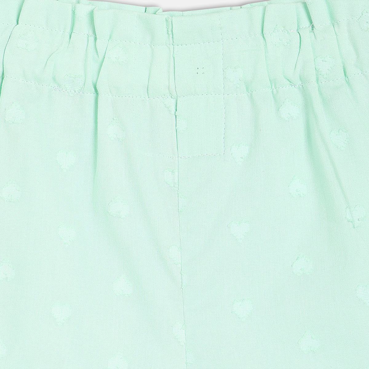 Girls Green Short Sleeve Top And Bottom