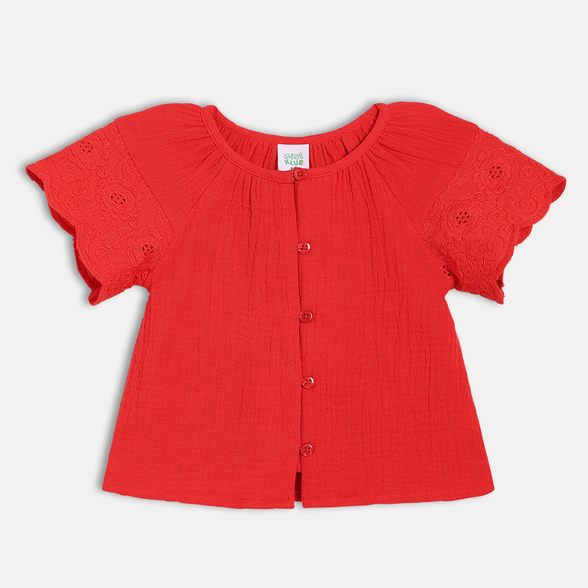 Girls Red Top And Bottom