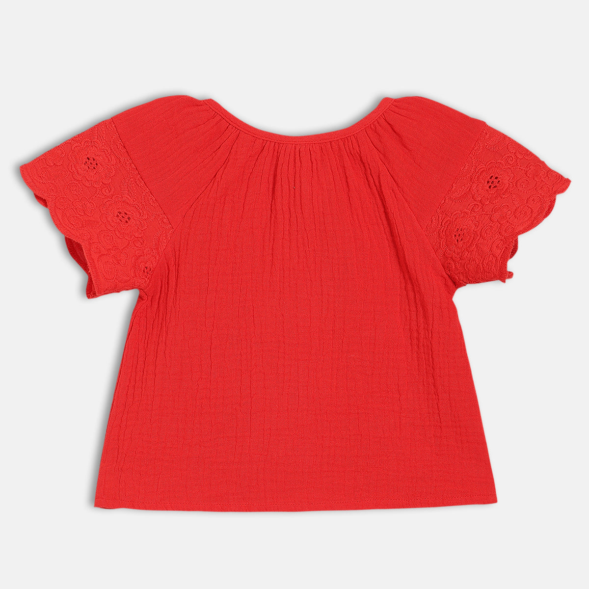 Girls Red Top And Bottom