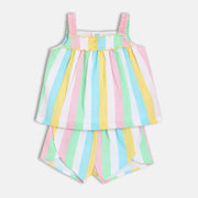 Girls Multi Top And Bottom