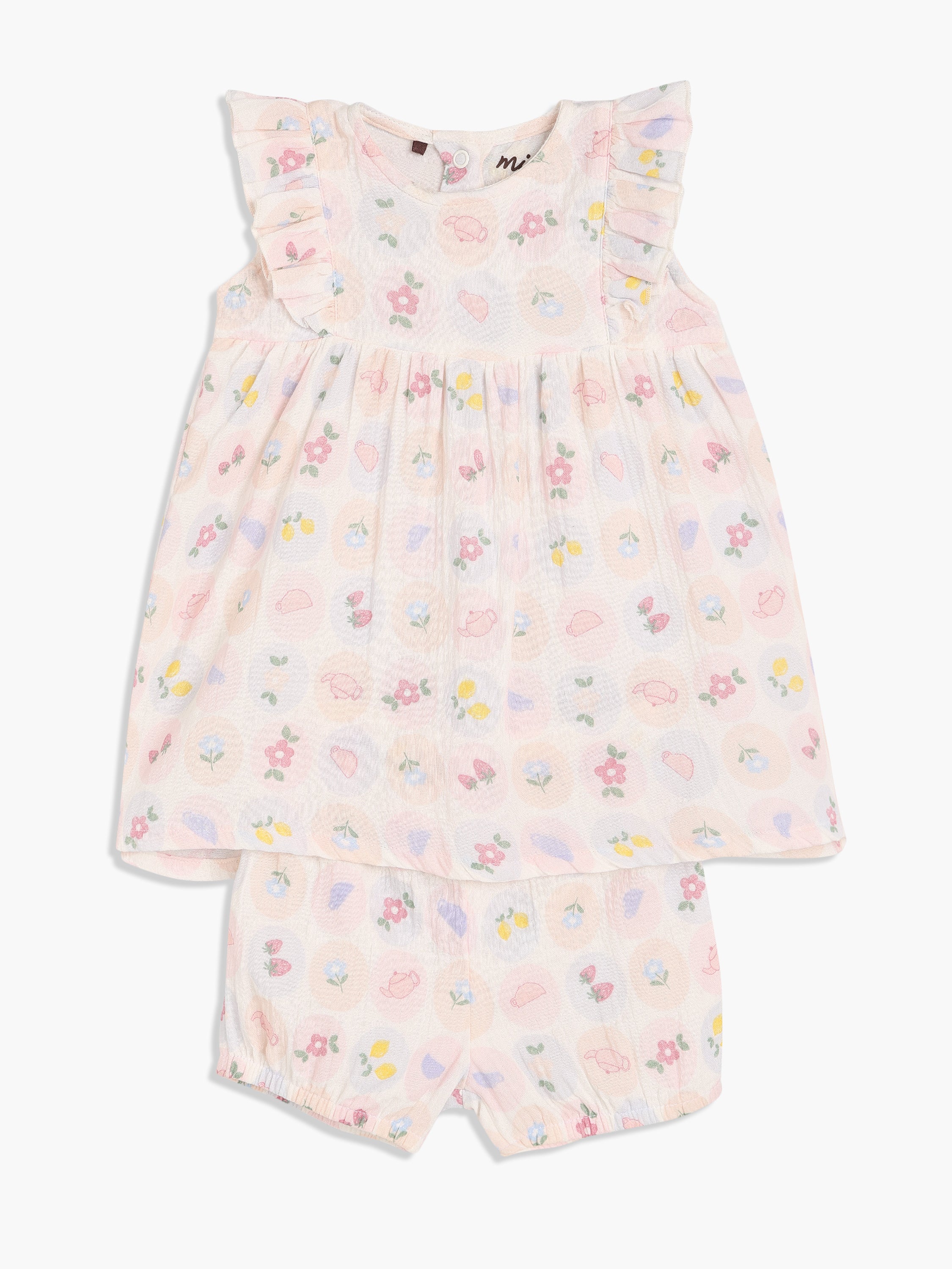 Girls 2 Pack Top And Bottom