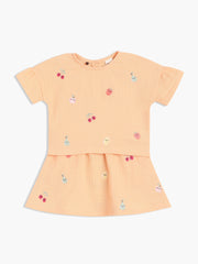 Girls Orange Top And Bottom