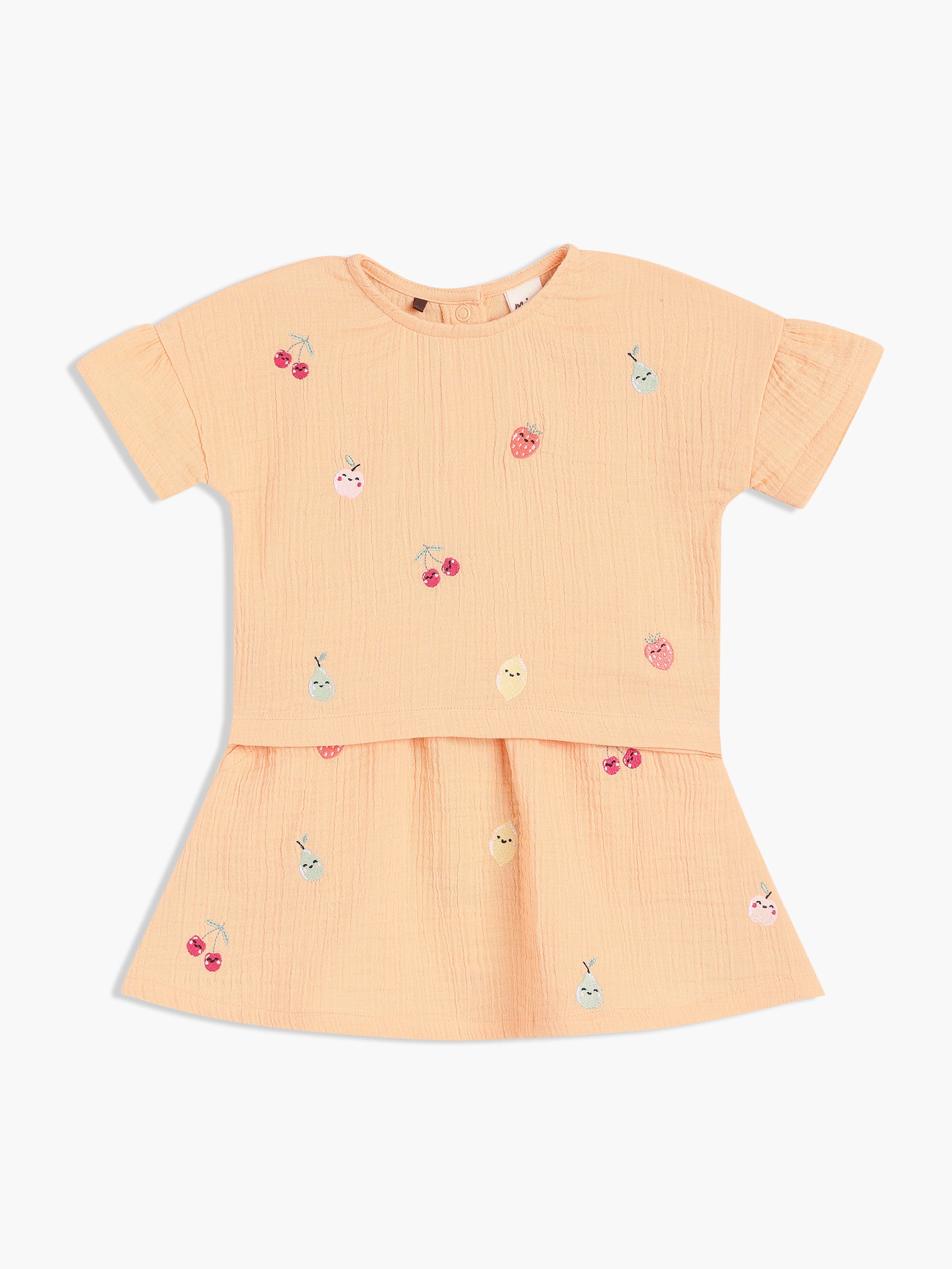 Girls Orange Top And Bottom