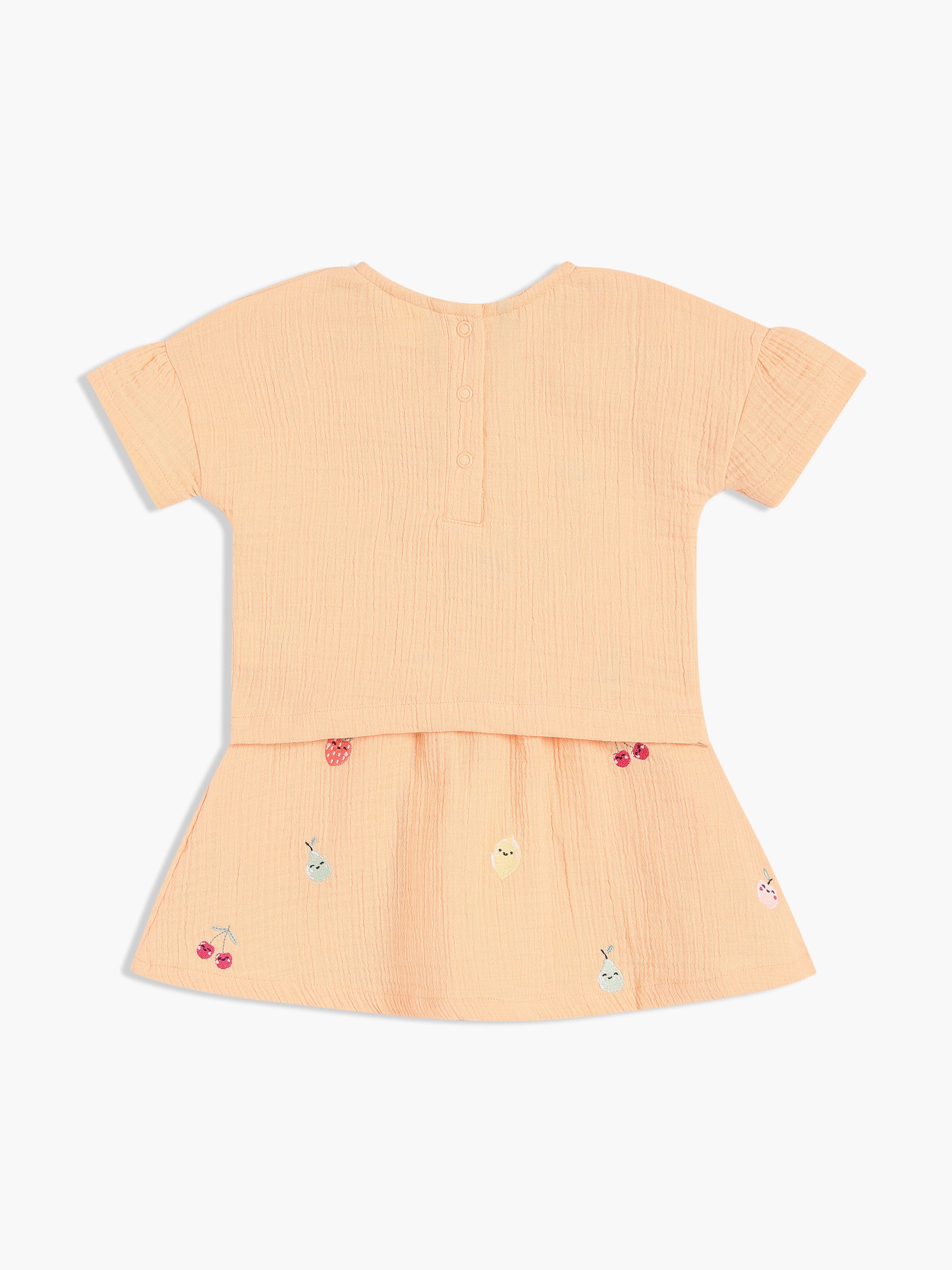 Girls Orange Top And Bottom