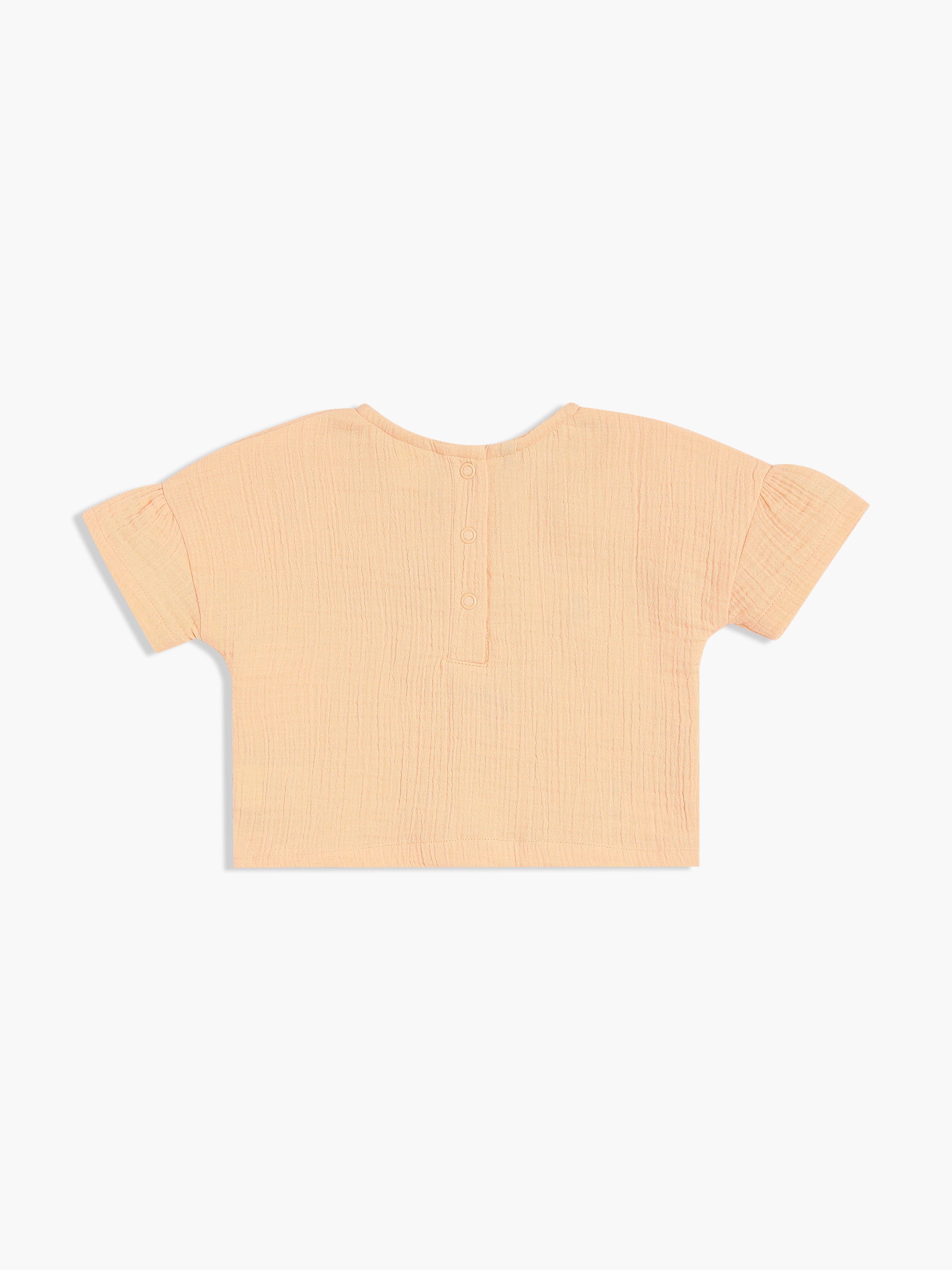 Girls Orange Top And Bottom