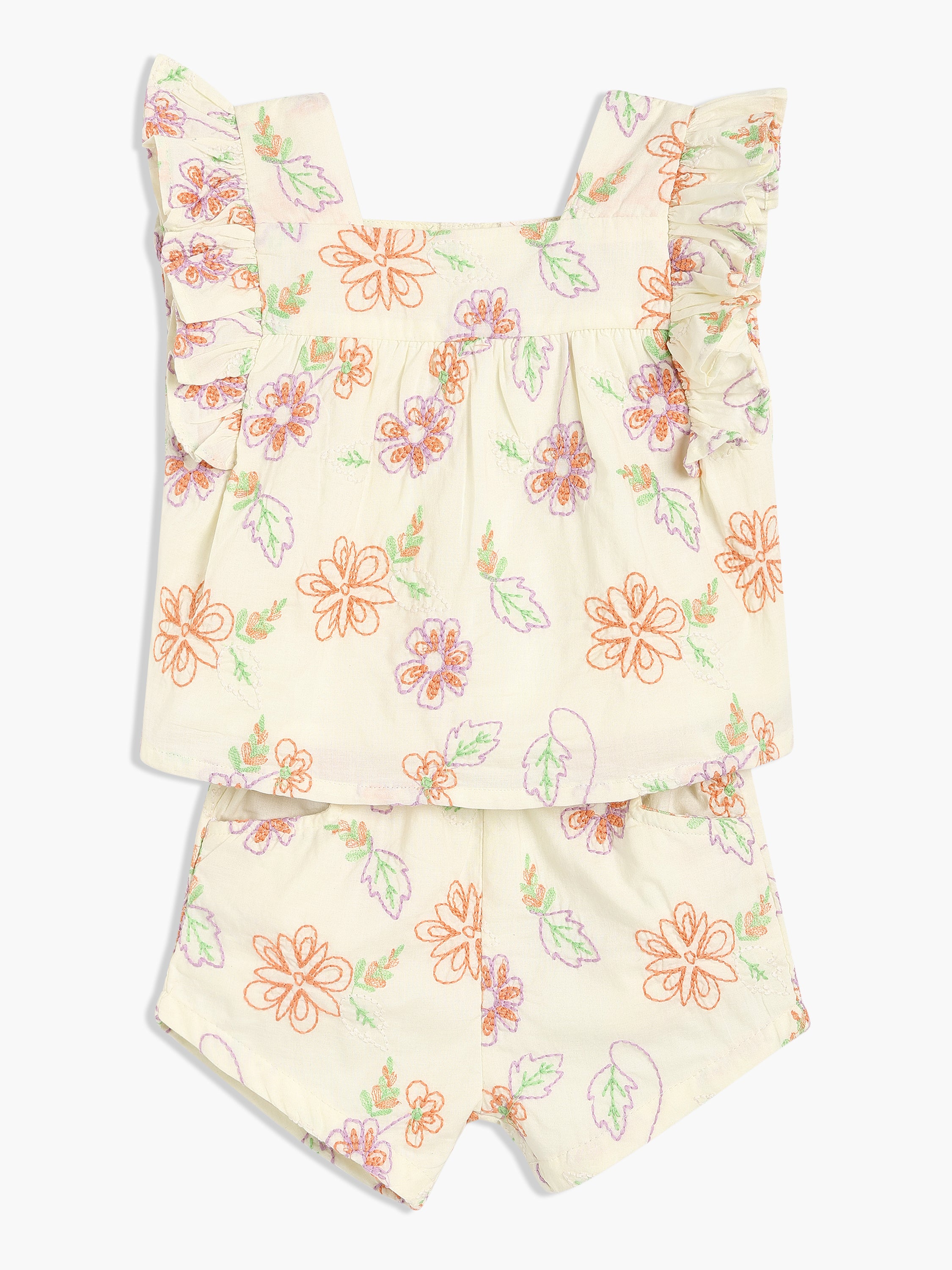 Girls Multi Top And Bottom