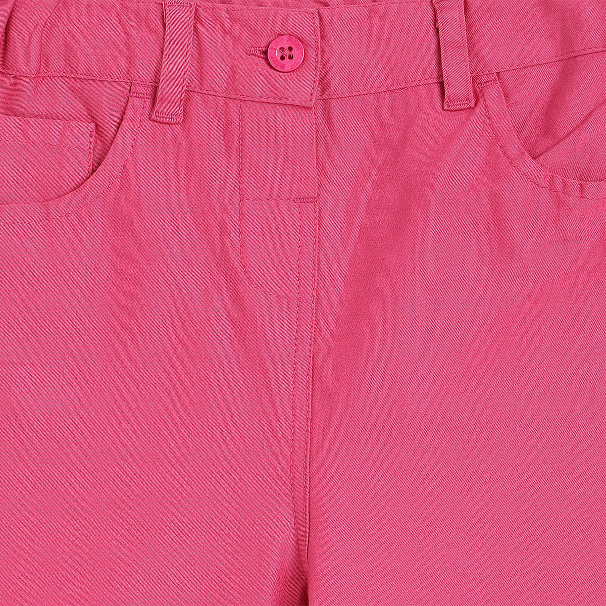Girls Pink Woven Pant