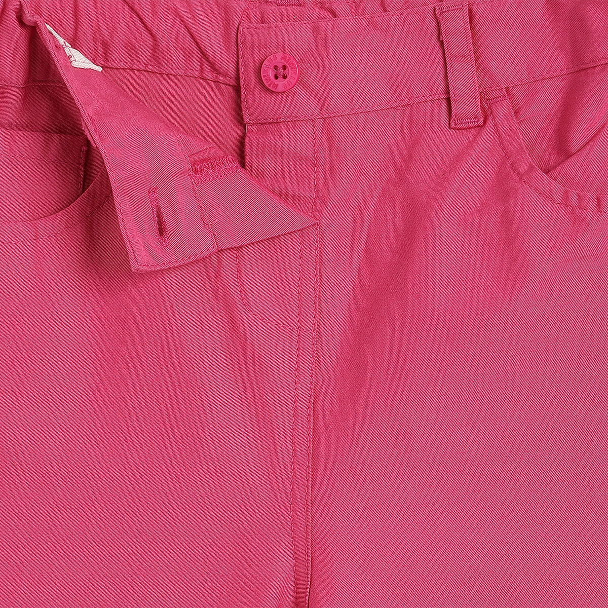 Girls Pink Woven Pant