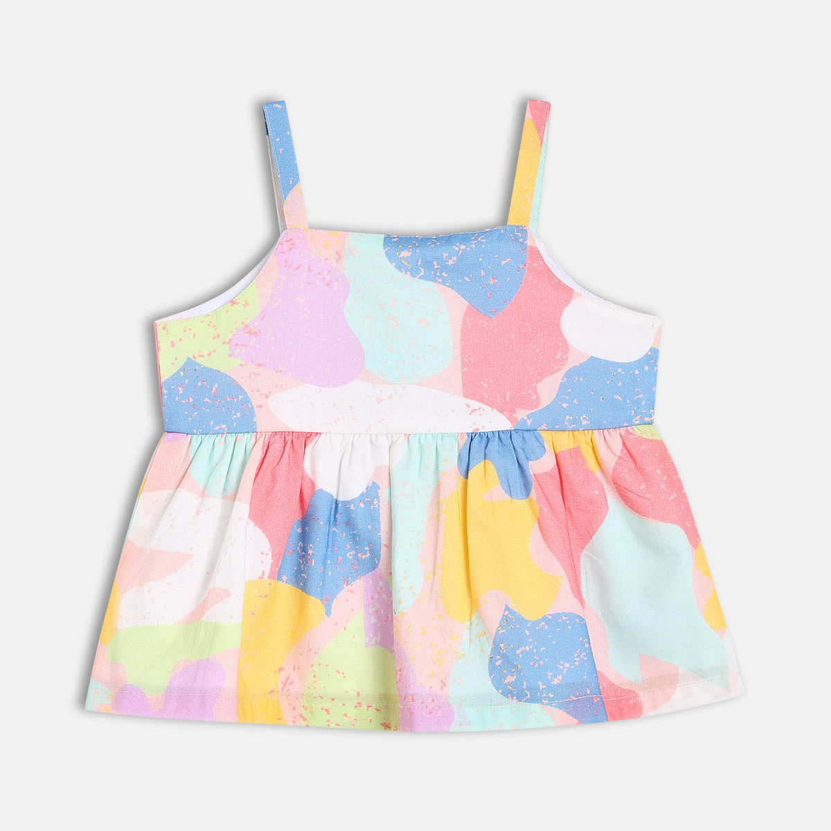 Girls Multi Woven Top
