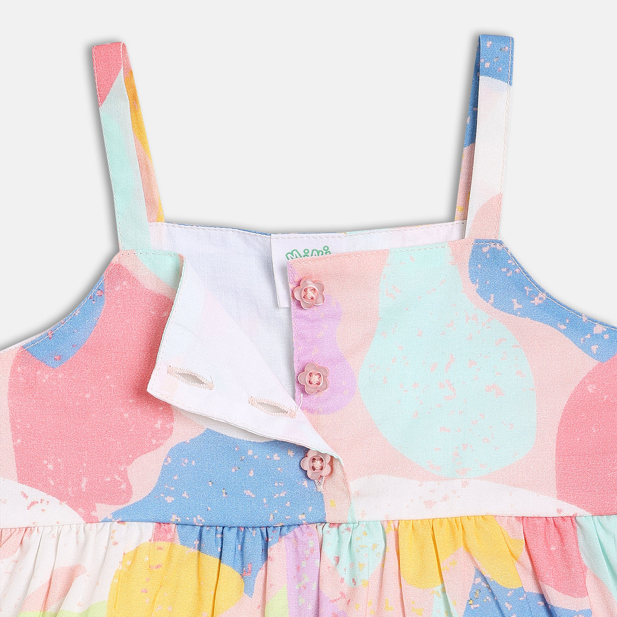 Girls Multi Woven Top