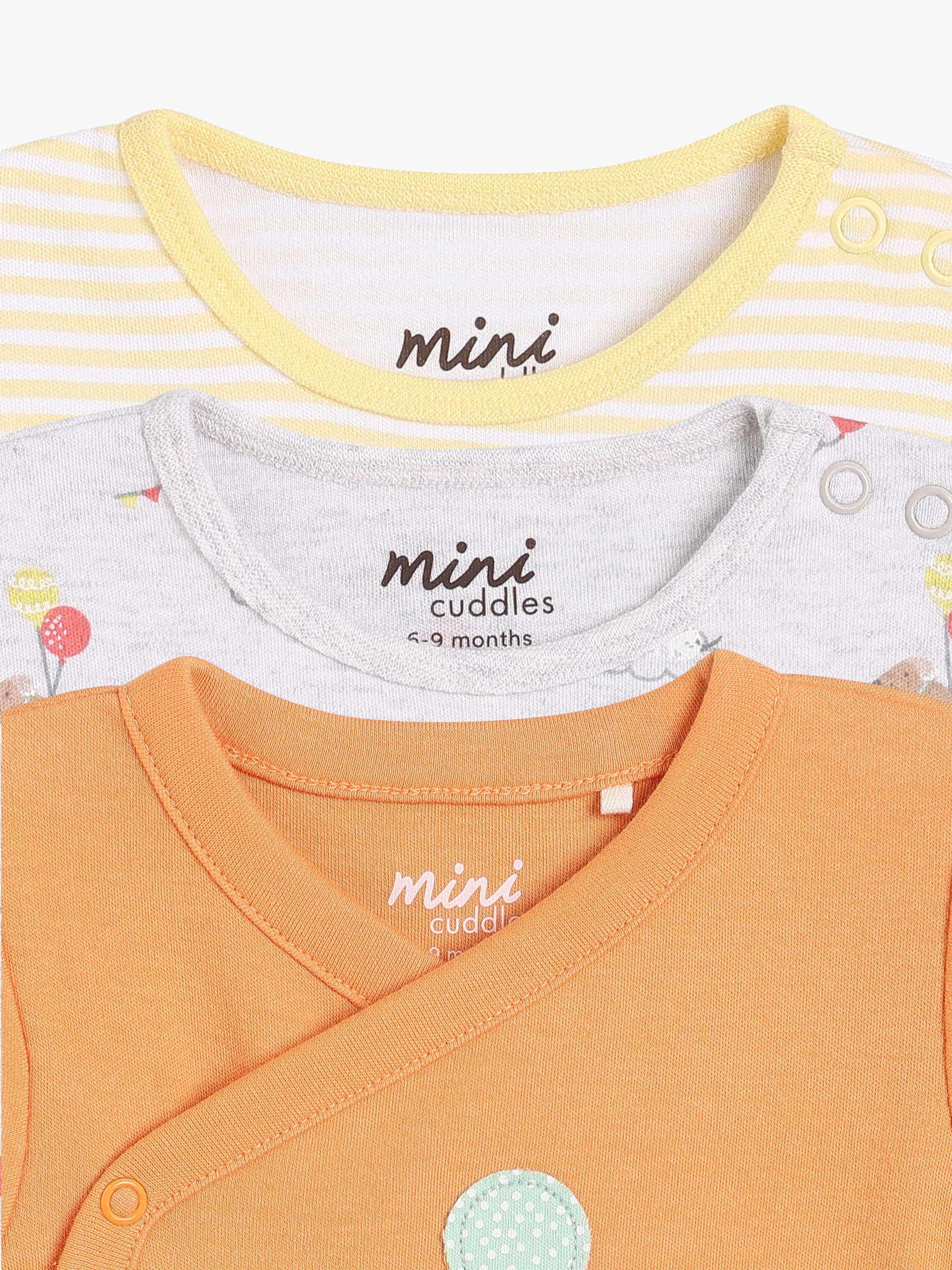 Unisex 3 Pack Body Suit