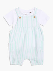 Boys 2 Pack Dungaree Set
