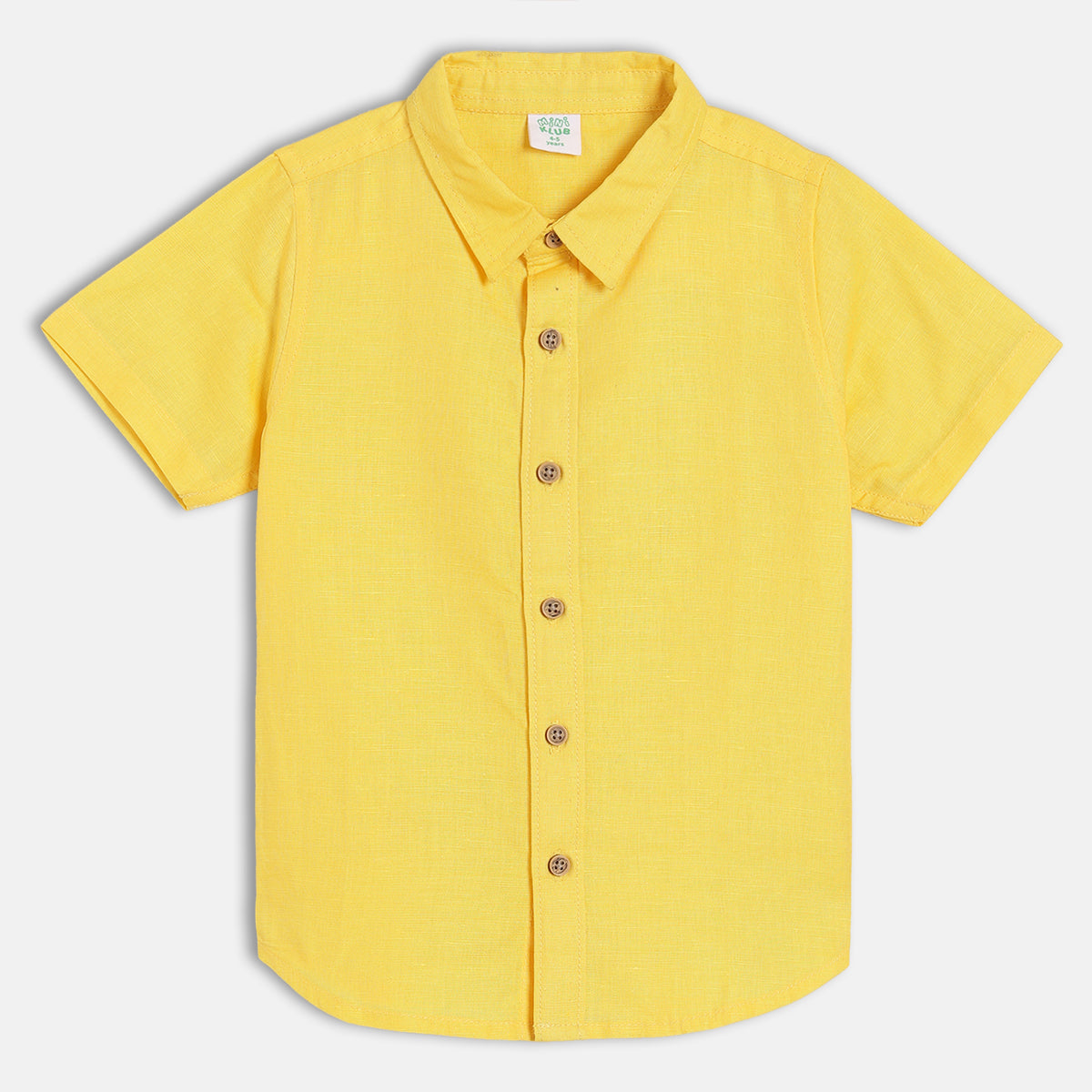 Baby Boys Solid Shirt , Yellow