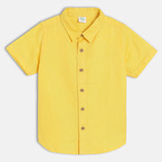 Baby Boys Solid Shirt , Yellow