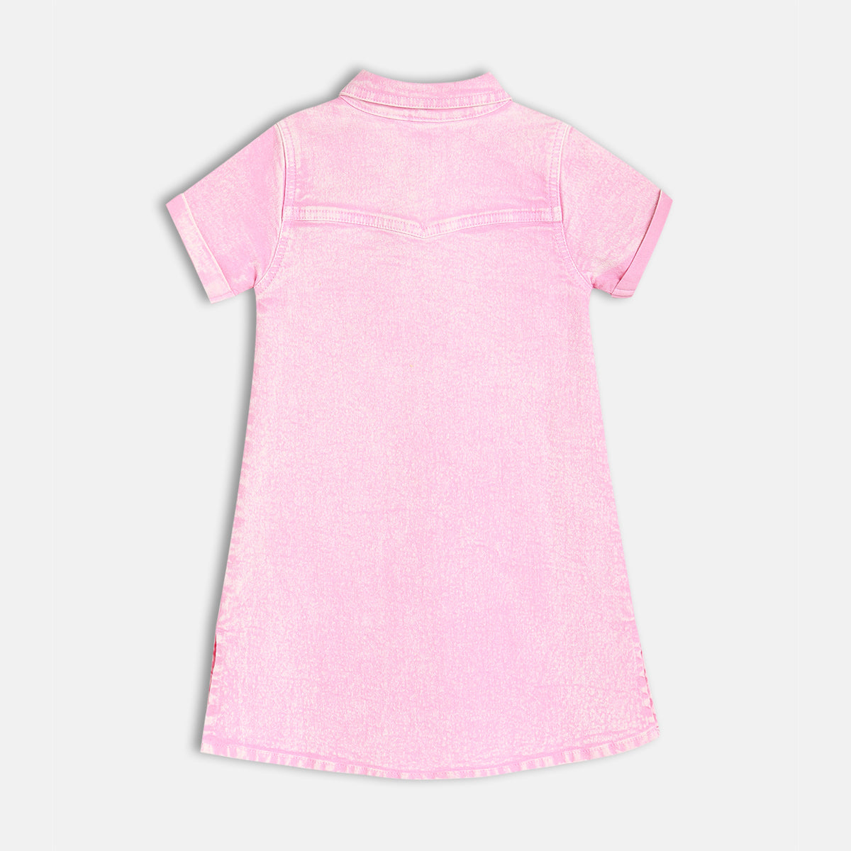 Girls Pink Short Sleeve Dress